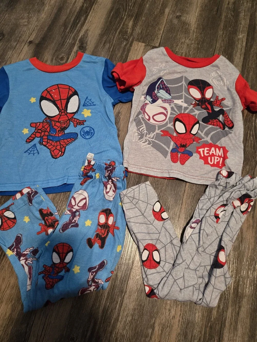 Bundle Of Toddler Boys Spiderman Clothes - Size 4T, 4/5